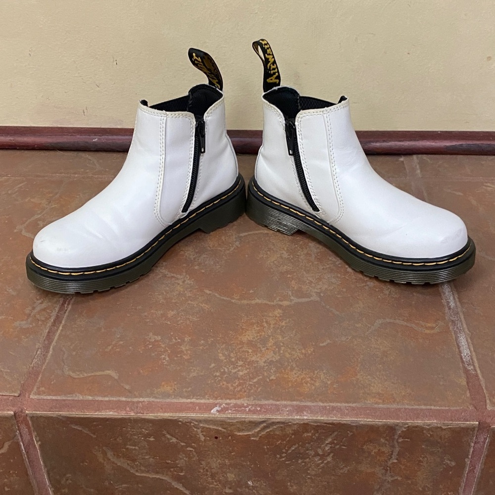 DR MARTENS JUNIOR 2976 LEATHER CHELSEA BOOTS SZ 13 US - Picture 4 of 10